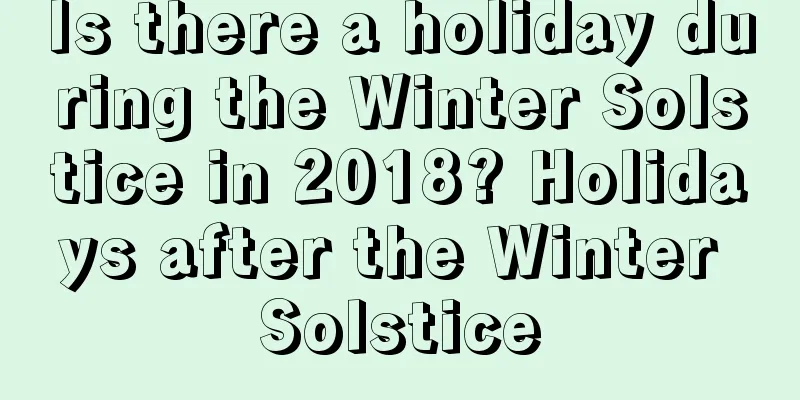 Is there a holiday during the Winter Solstice in 2018? Holidays after the Winter Solstice