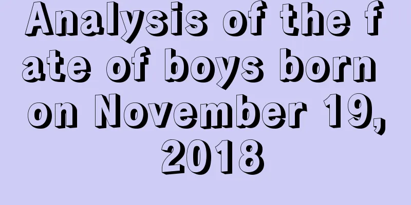 Analysis of the fate of boys born on November 19, 2018