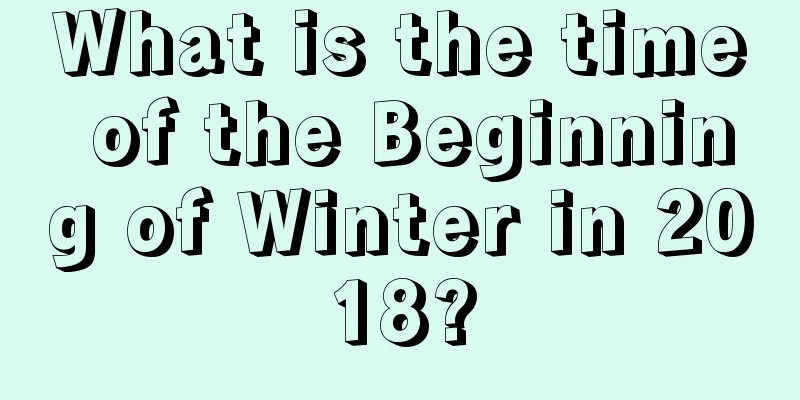 What is the time of the Beginning of Winter in 2018?