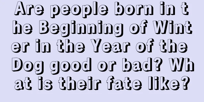 Are people born in the Beginning of Winter in the Year of the Dog good or bad? What is their fate like?