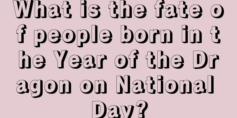 What is the fate of people born in the Year of the Dragon on National Day?