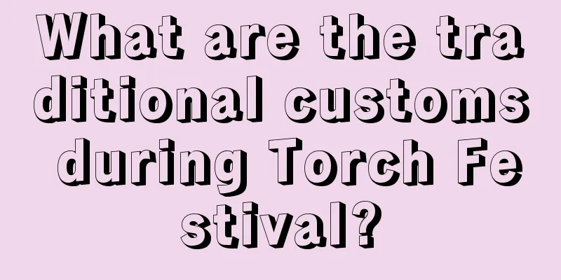 What are the traditional customs during Torch Festival?