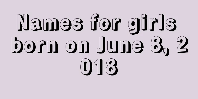 Names for girls born on June 8, 2018