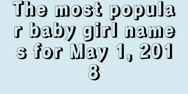 The most popular baby girl names for May 1, 2018