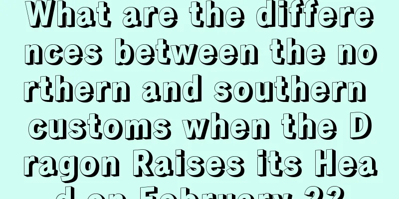 What are the differences between the northern and southern customs when the Dragon Raises its Head on February 2?