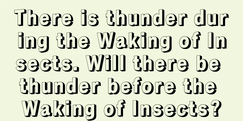 There is thunder during the Waking of Insects. Will there be thunder before the Waking of Insects?