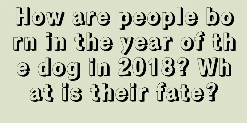 How are people born in the year of the dog in 2018? What is their fate?