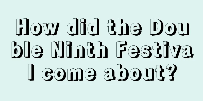 How did the Double Ninth Festival come about?