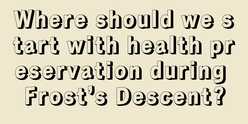 Where should we start with health preservation during Frost’s Descent?
