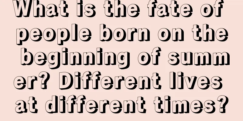 What is the fate of people born on the beginning of summer? Different lives at different times?