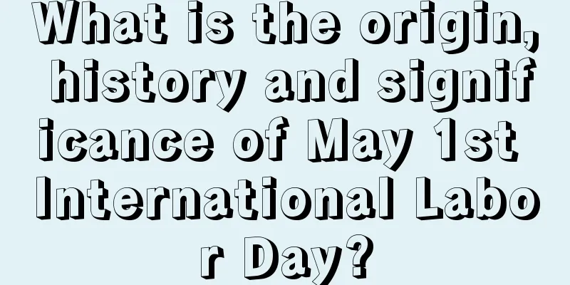 What is the origin, history and significance of May 1st International Labor Day?