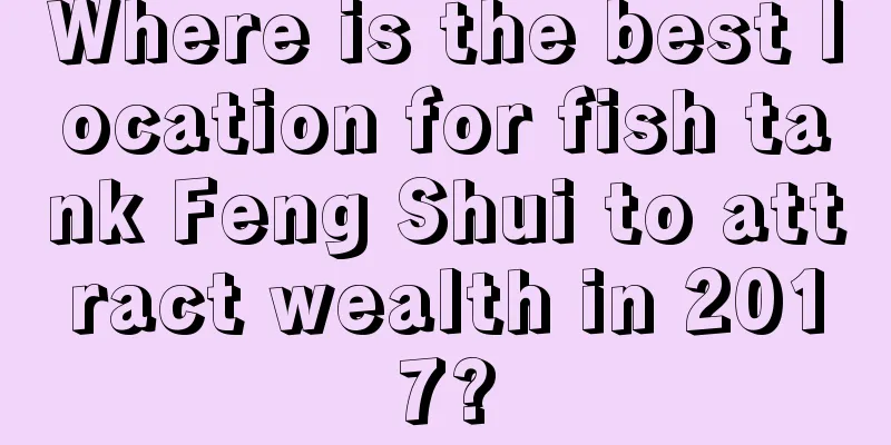 Where is the best location for fish tank Feng Shui to attract wealth in 2017?