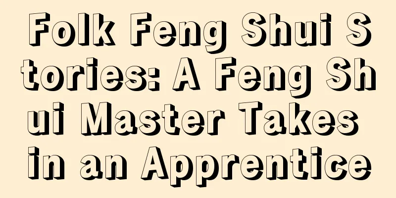 Folk Feng Shui Stories: A Feng Shui Master Takes in an Apprentice