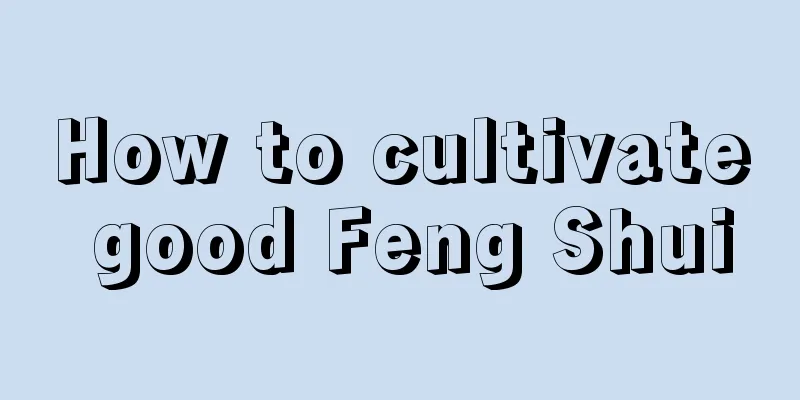 How to cultivate good Feng Shui
