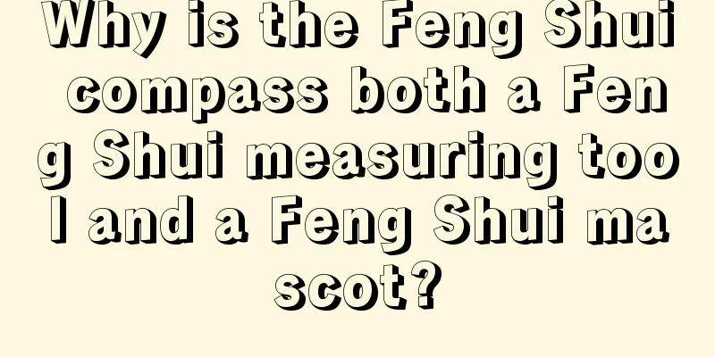 Why is the Feng Shui compass both a Feng Shui measuring tool and a Feng Shui mascot?