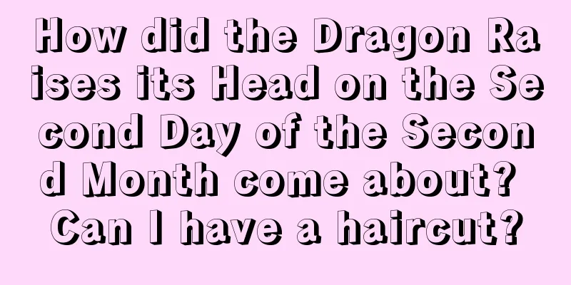 How did the Dragon Raises its Head on the Second Day of the Second Month come about? Can I have a haircut?