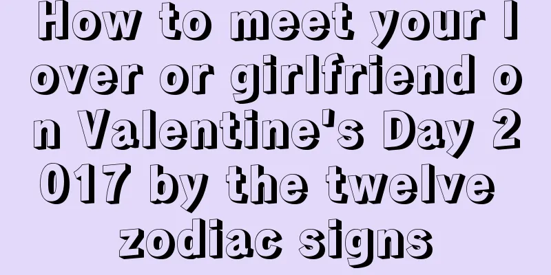 How to meet your lover or girlfriend on Valentine's Day 2017 by the twelve zodiac signs