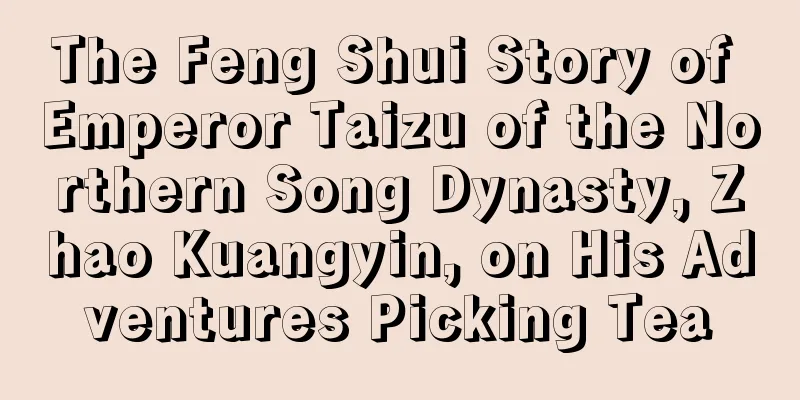 The Feng Shui Story of Emperor Taizu of the Northern Song Dynasty, Zhao Kuangyin, on His Adventures Picking Tea