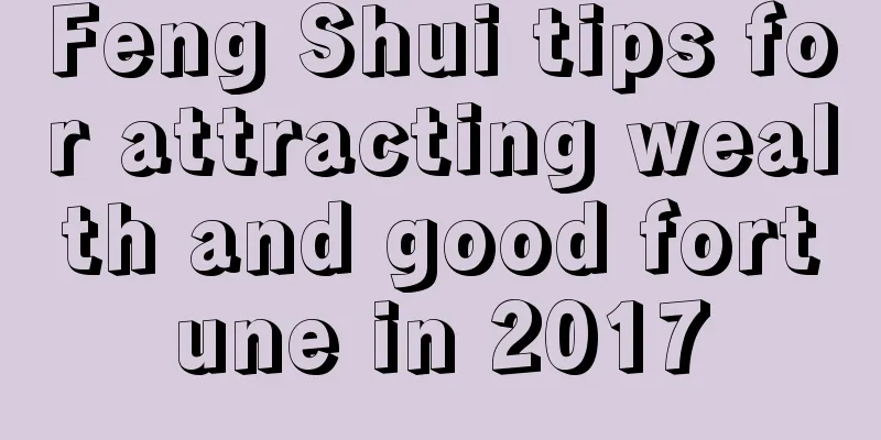 Feng Shui tips for attracting wealth and good fortune in 2017