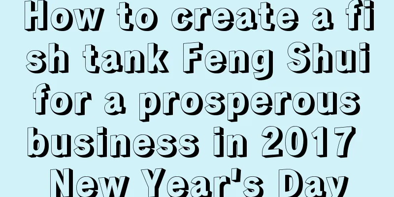 How to create a fish tank Feng Shui for a prosperous business in 2017 New Year's Day