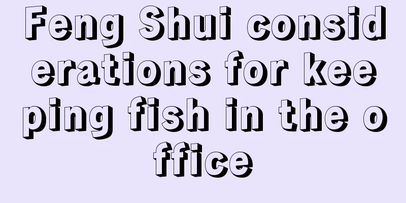Feng Shui considerations for keeping fish in the office