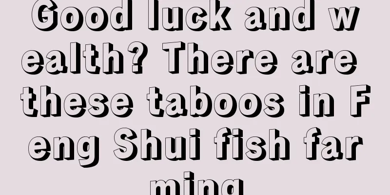 Good luck and wealth? There are these taboos in Feng Shui fish farming
