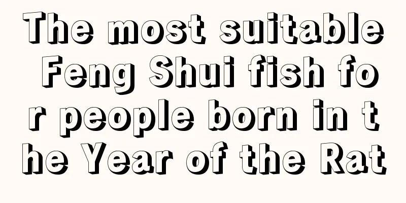 The most suitable Feng Shui fish for people born in the Year of the Rat