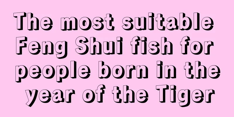The most suitable Feng Shui fish for people born in the year of the Tiger